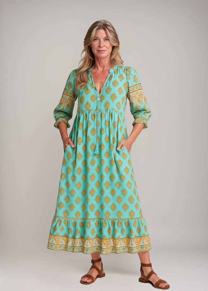 Riley - Buntes Boho-Kleid