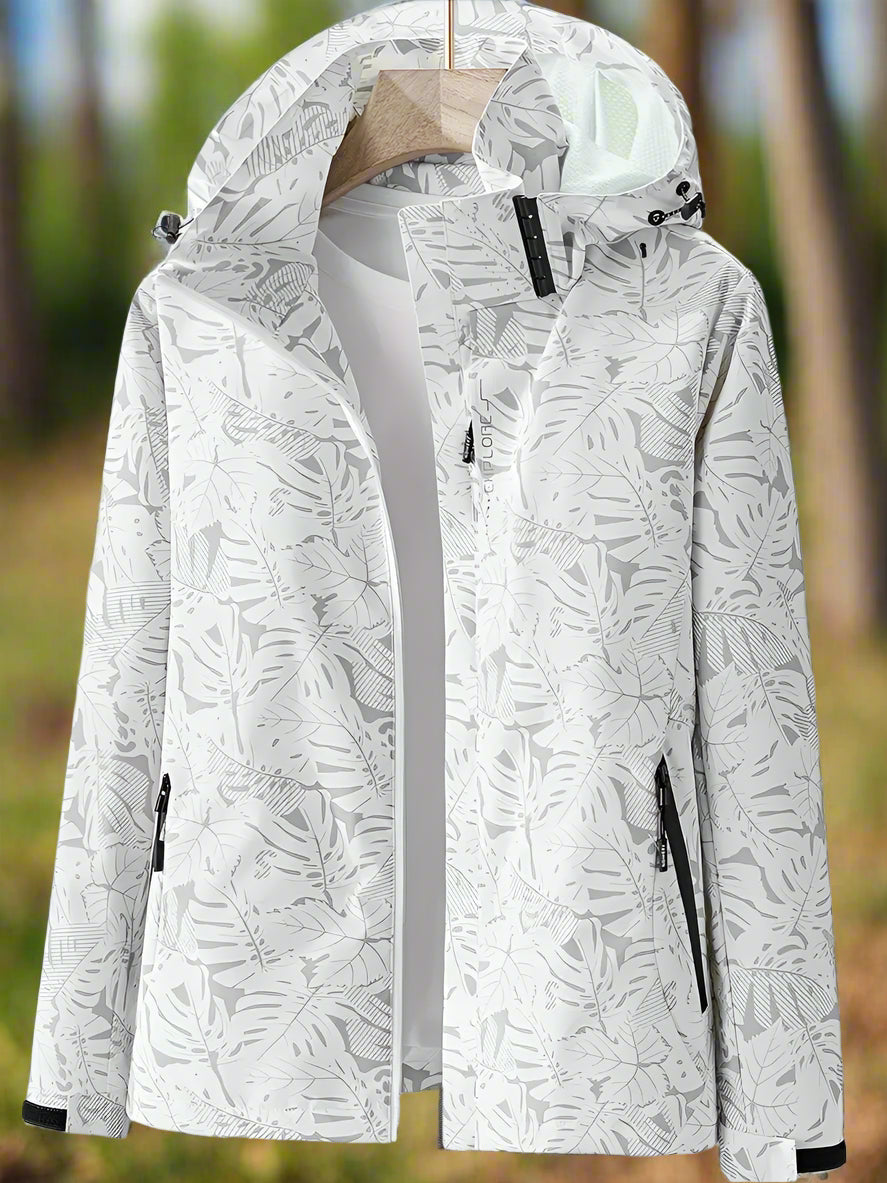 Holly – Bedruckte, leichte, wasserdichte Jacke