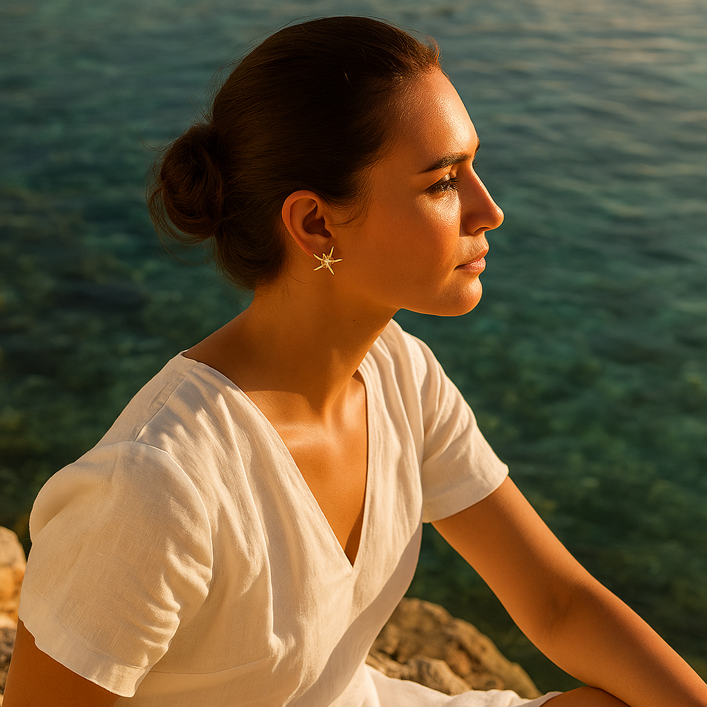 Arabelle | Ohrringe mit Seestern