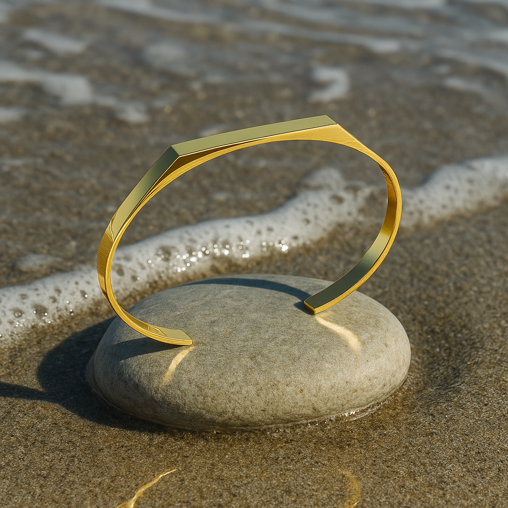 Coralia | Gold Line Armband