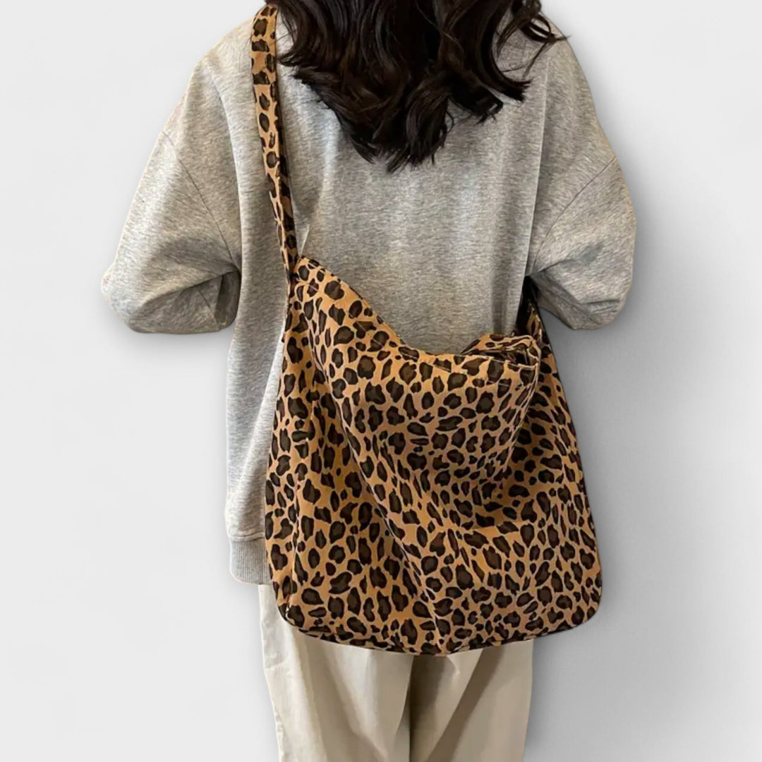 Jade – Stilvolle Tote Bag mit Leopardenmuster