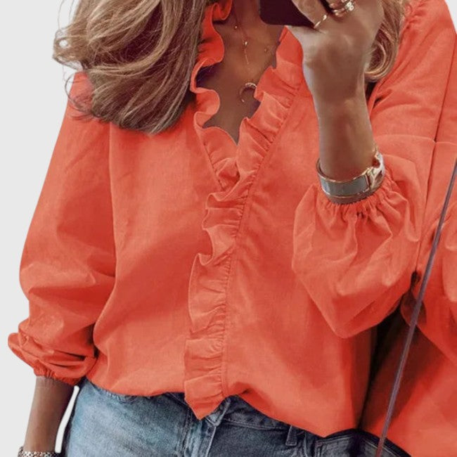 Josie - Rüschenbluse