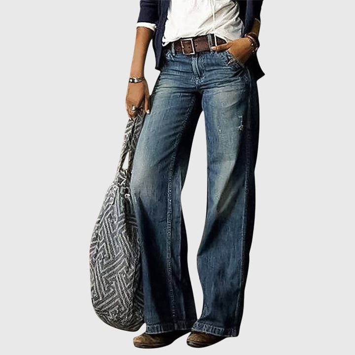 Emily | Vintage-Jeans mit weitem Bein