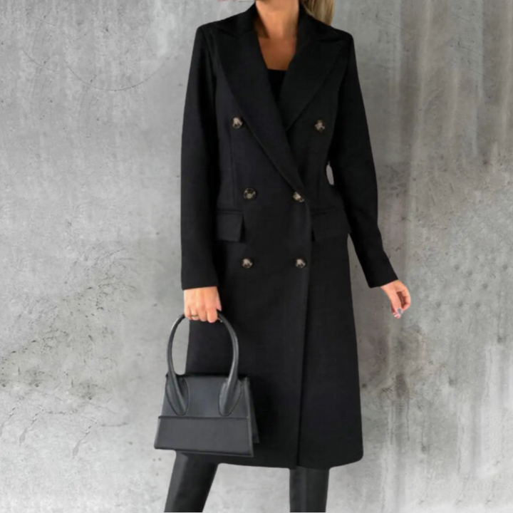 Vianne – Eleganter Trenchcoat aus Wollmischung