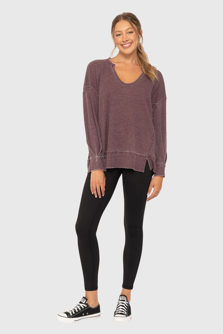 Leggings aus Lycra mit hohem Bund