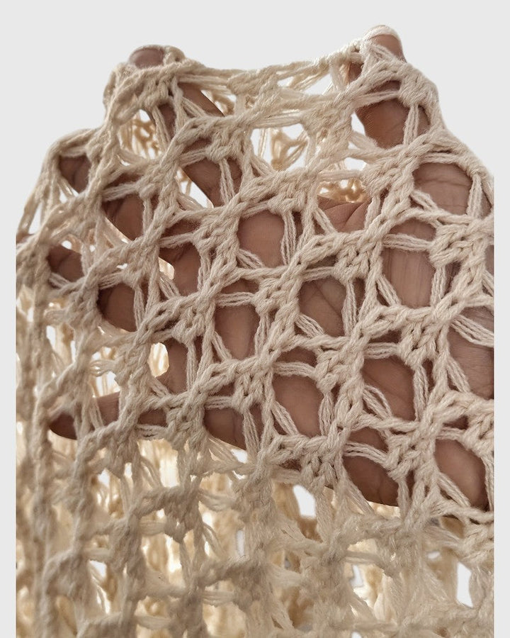 Jesse – Open Knit Drape Cardigan