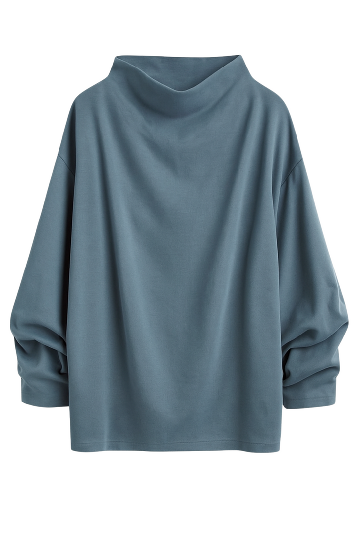 Marga Elegante Bluse - Blau