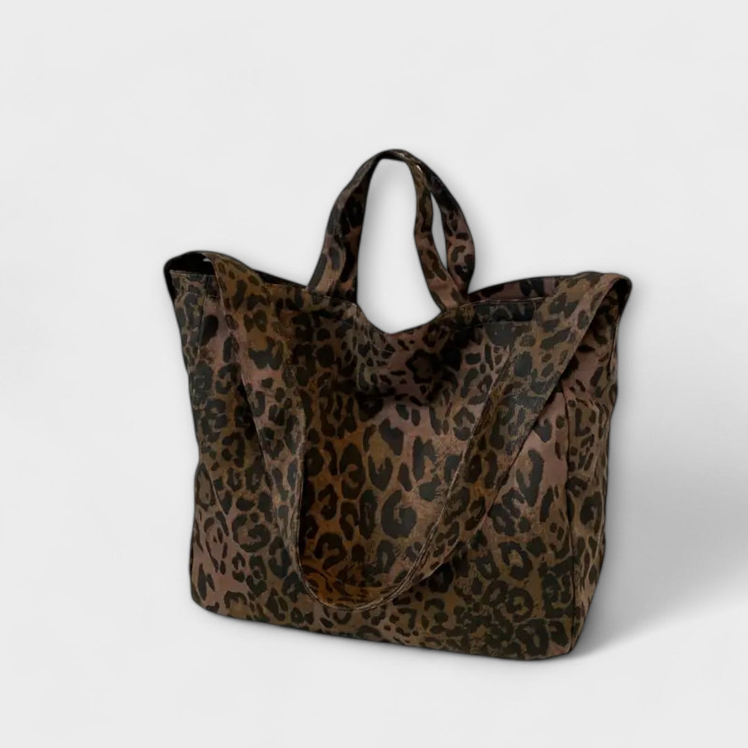 Jade – Stilvolle Tote Bag mit Leopardenmuster
