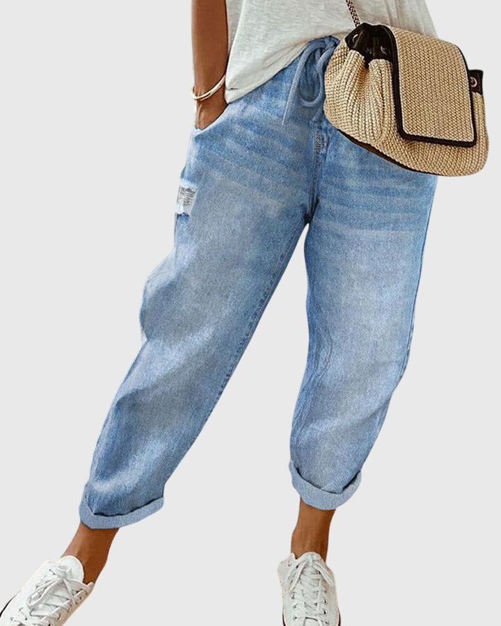Lässige Jeans mit Tasche