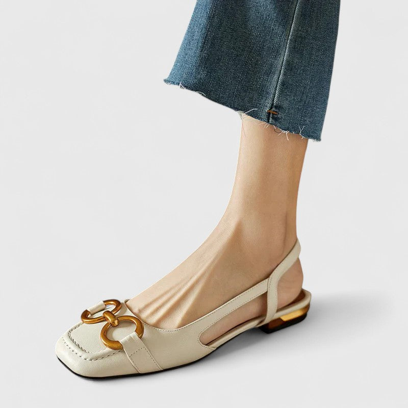 Kaitlyn | Orthopädische Leder-Sandalen mit Schnalle