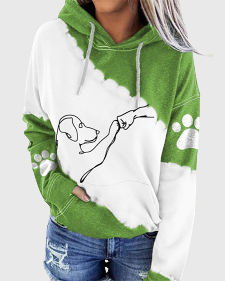 Langarm-Hoodie für Tierliebhaber