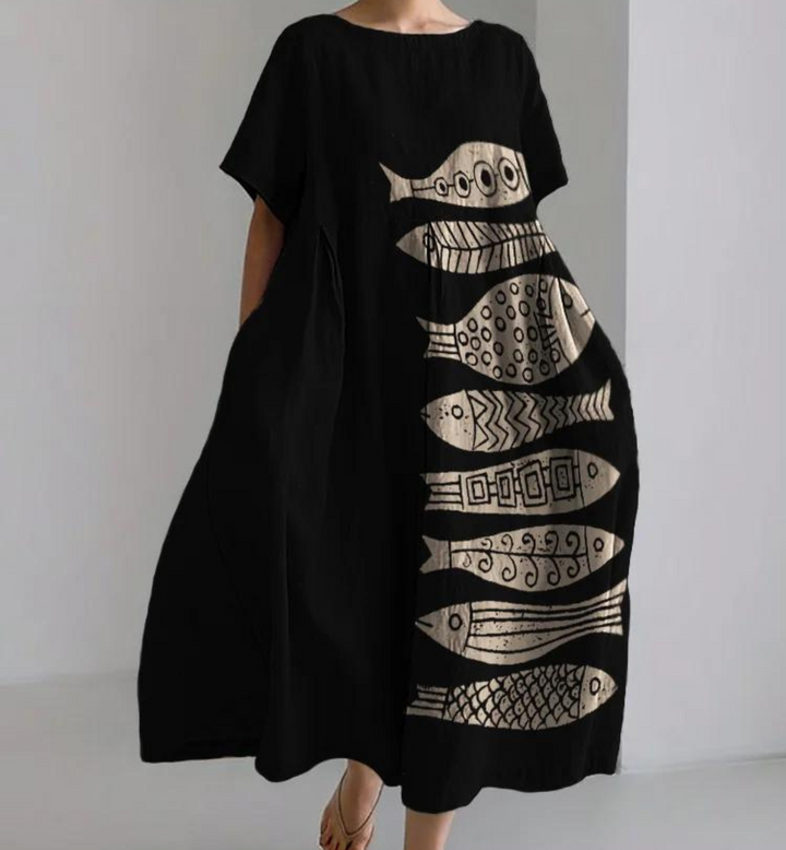 Jessica - Effortless Print Dress