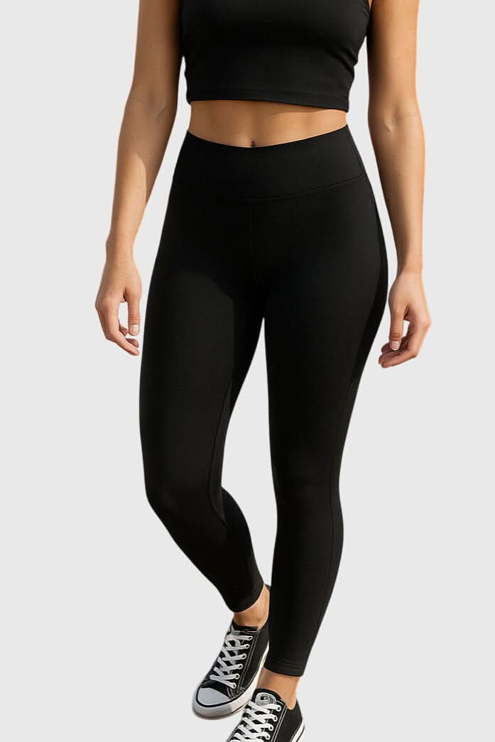 Leggings aus Lycra mit hohem Bund