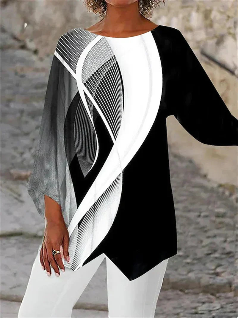 Lauren - Long-Sleeved Printed Shirt