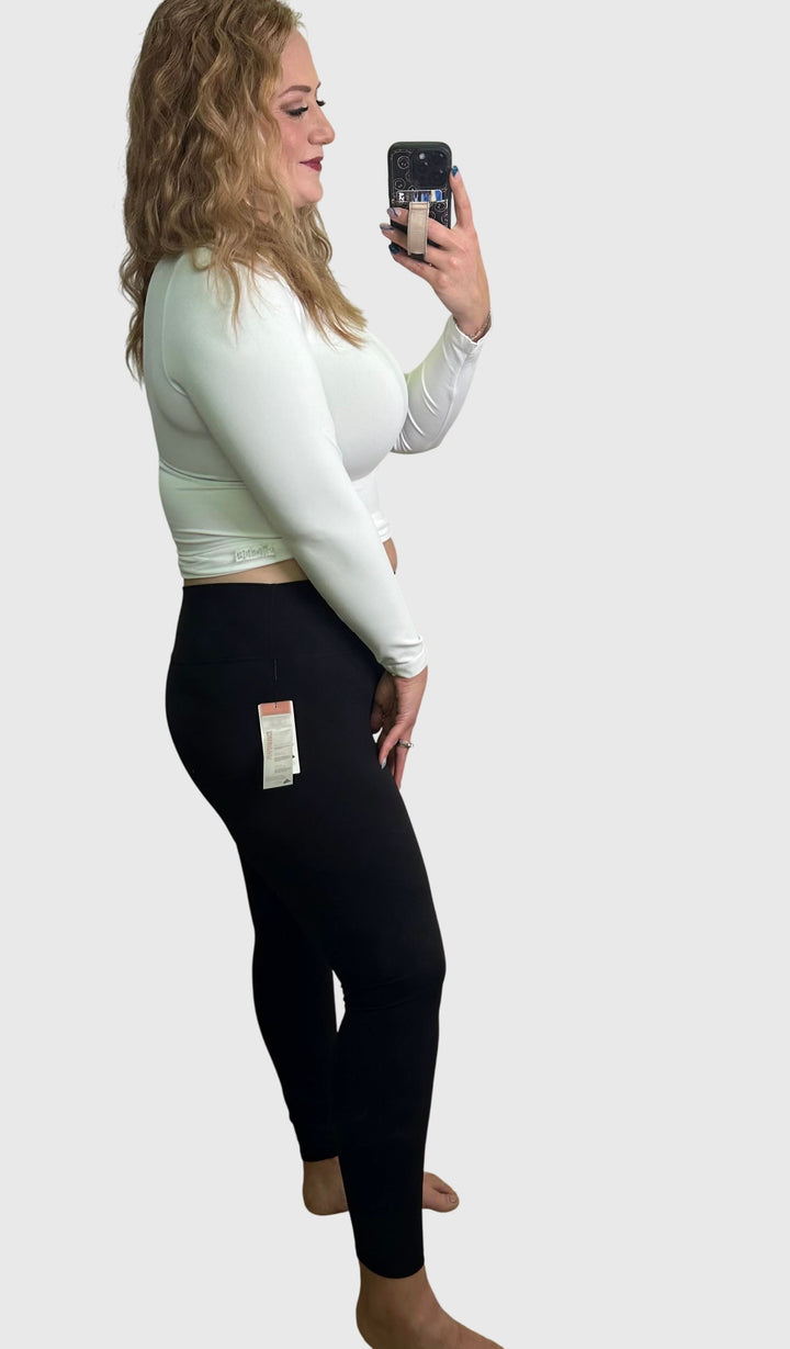 Leggings aus Lycra mit hohem Bund