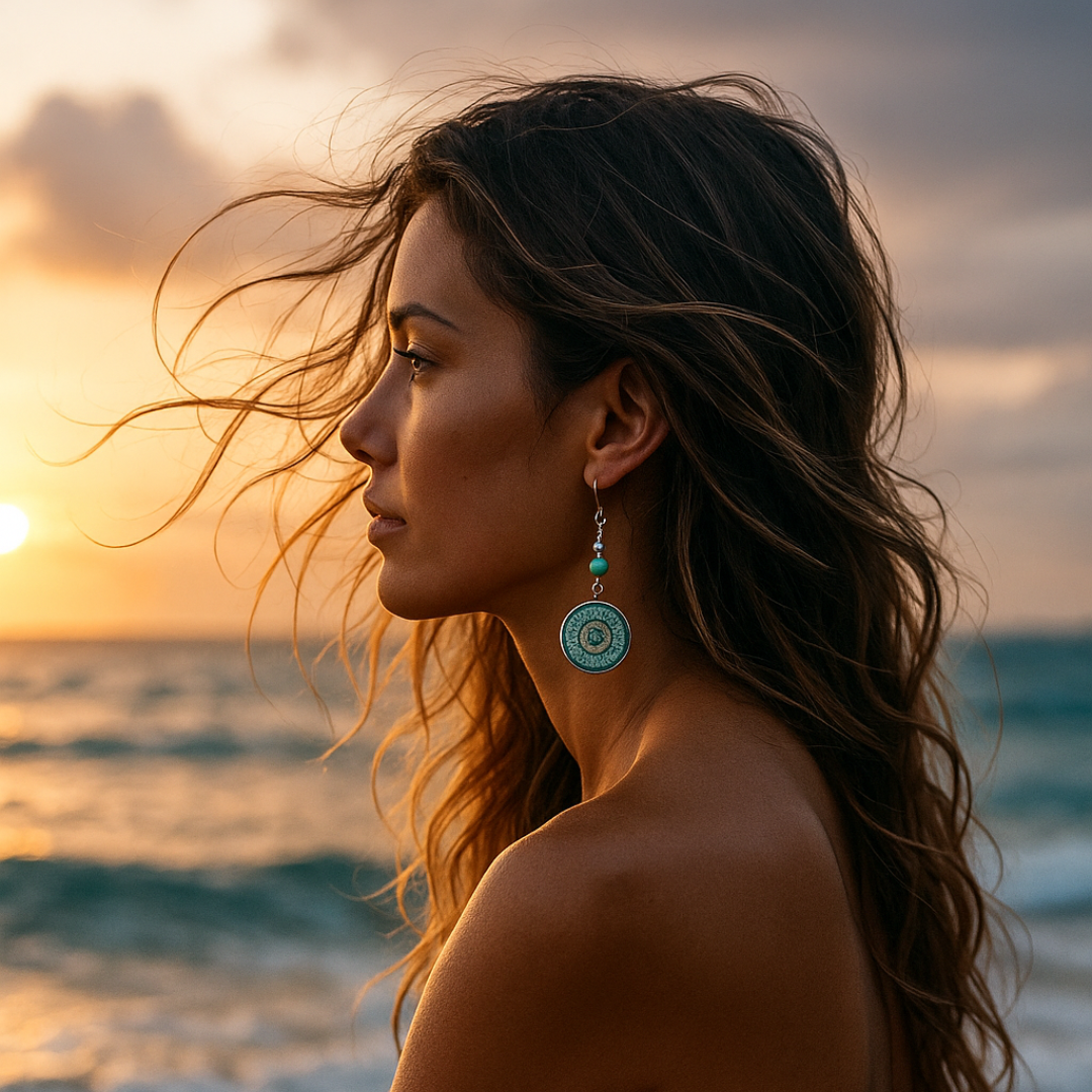 Charybdis | Ohrringe „Auge des Ozeans“