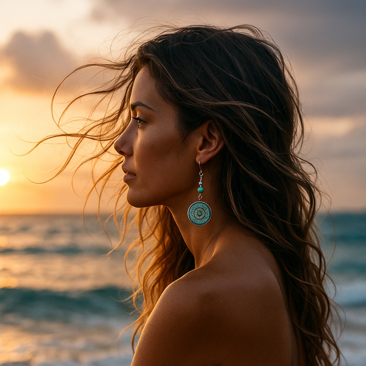 Charybdis | Ohrringe „Auge des Ozeans“