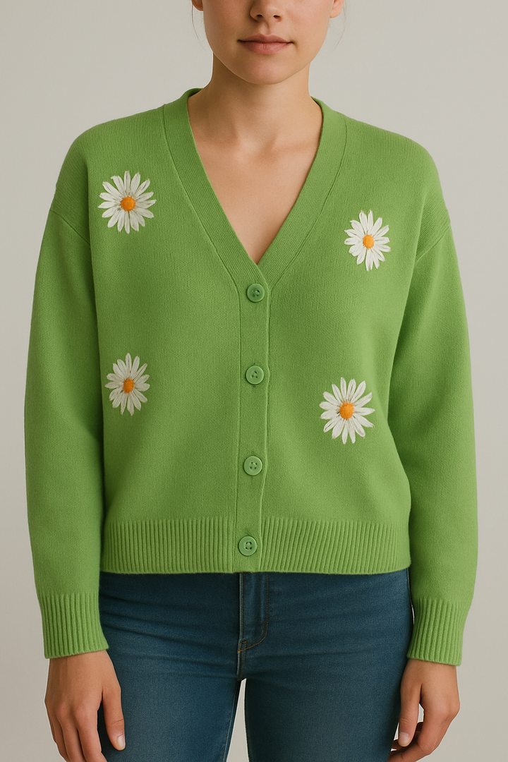 Diana - Cardigan mit Blumenmuster 