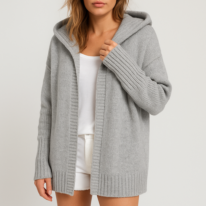 Heidi – Gemütlicher Oversize-Kapuzencardigan