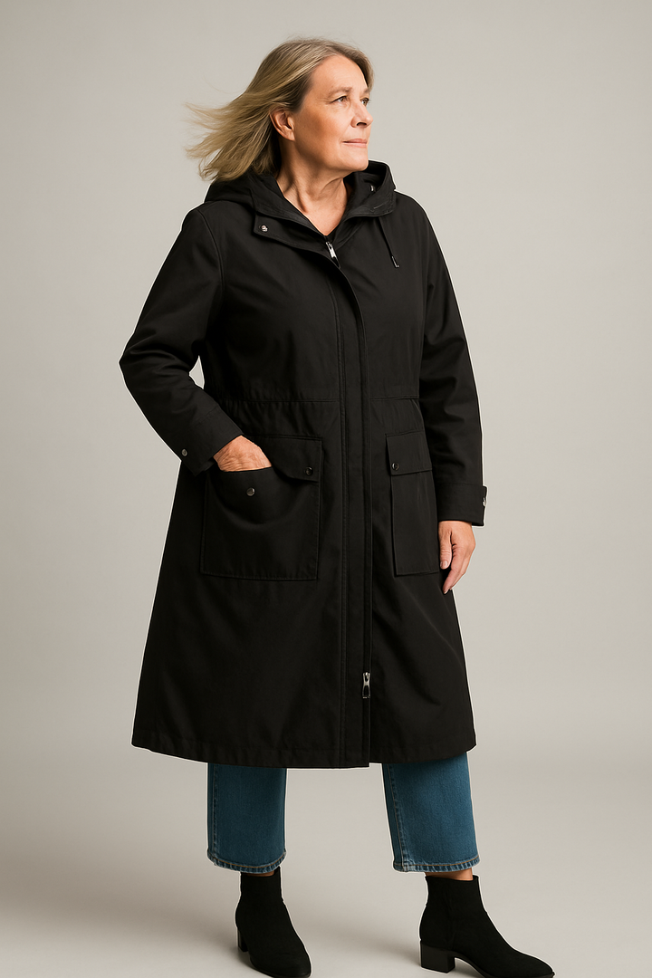 Marcella – Eleganter Trenchcoat mit stilvollen Kordelzügen