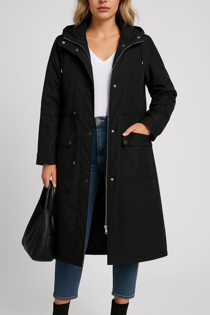 Marcella – Eleganter Trenchcoat mit stilvollen Kordelzügen