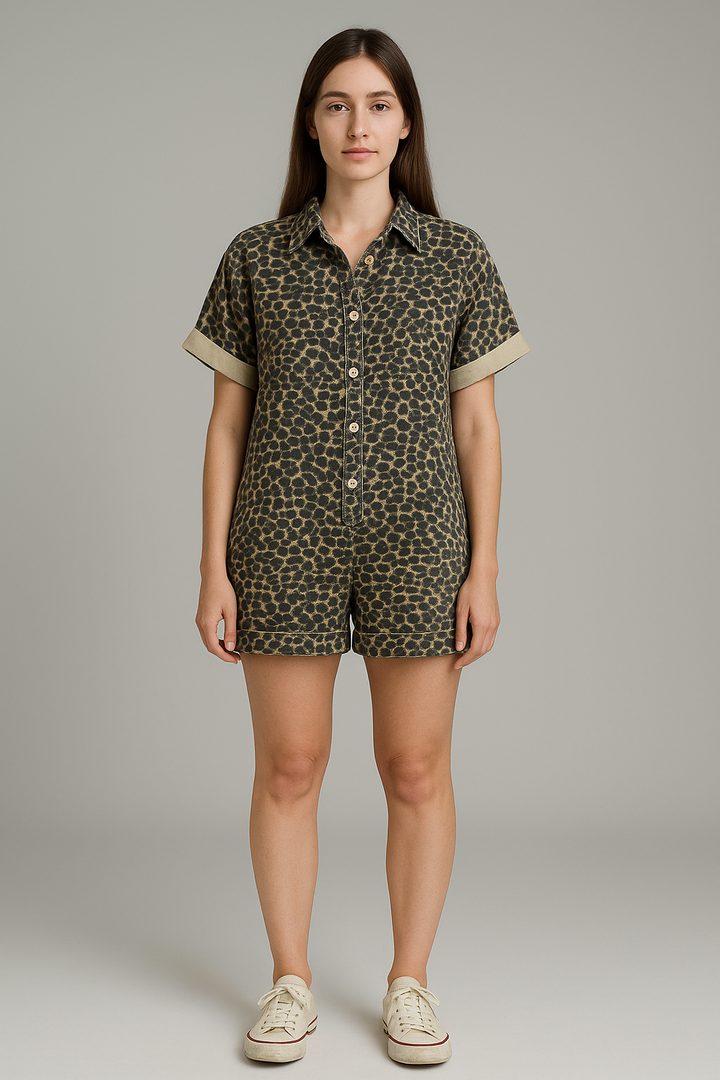 Anne - Leopard Jumpsuit