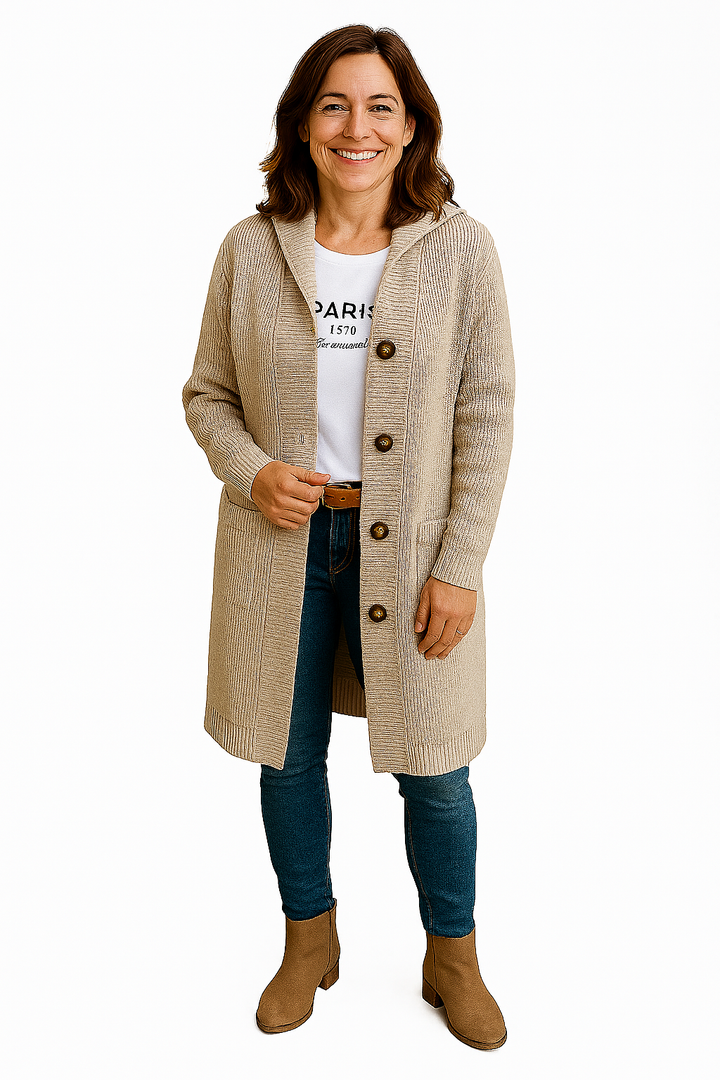 Karen – Stilvoller langer Cardigan