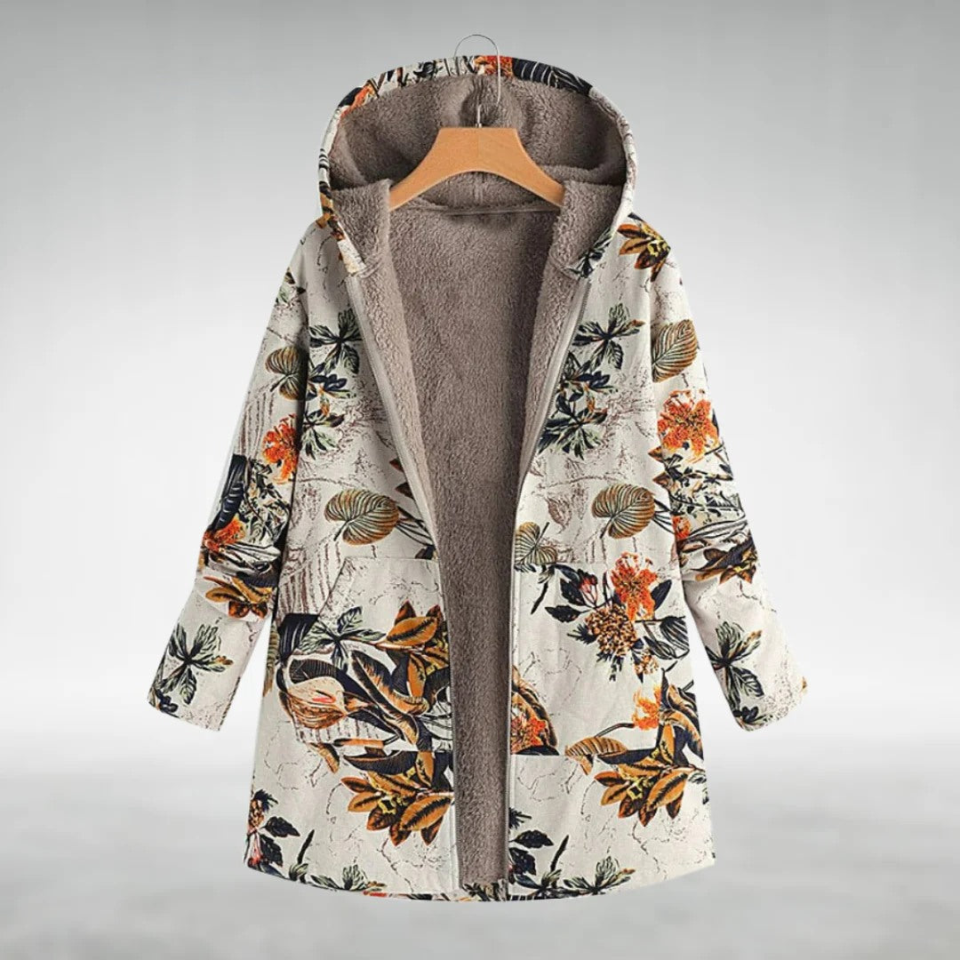 Joanna – Elegante Jacke mit Blumenmuster