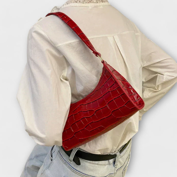 Kelly - Glänzende Ledertasche