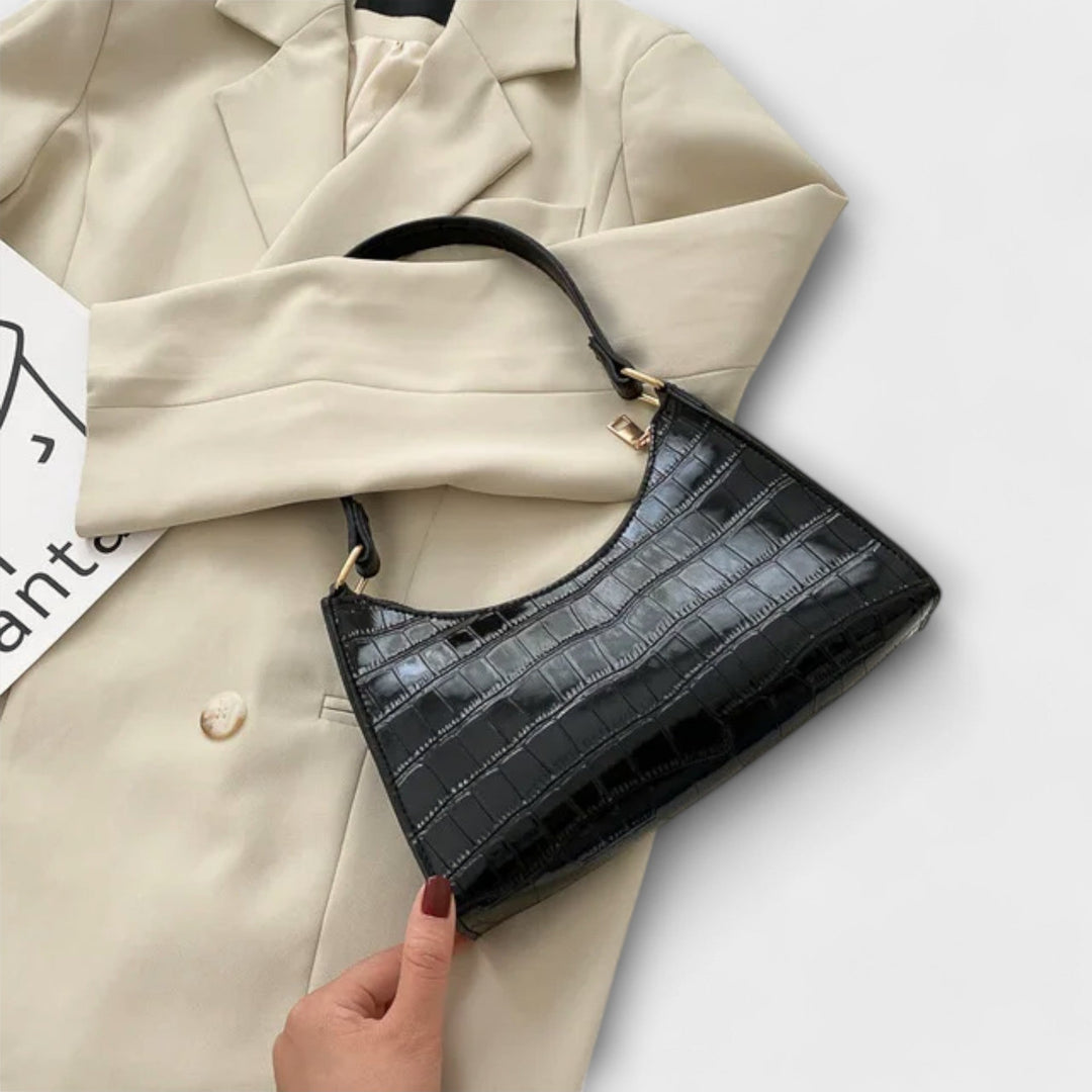 Kelly - Glänzende Ledertasche