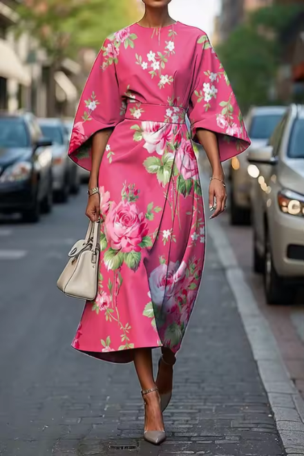 Katina – Timeless Floral Elegance Dress
