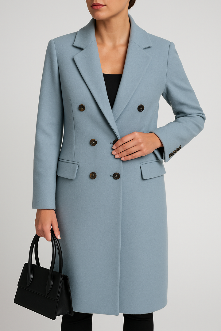 Vianne – Eleganter Trenchcoat aus Wollmischung