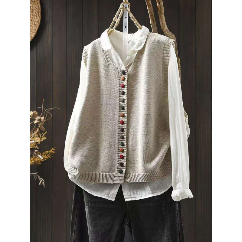 Joy – Timeless Sleeveless Knit Vest