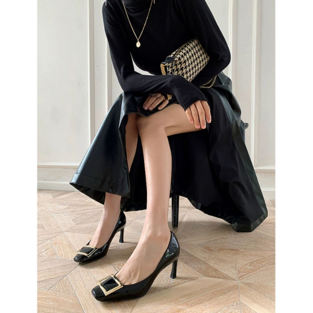 Narella | Elegante Sandalen mit mittelhohem Absatz und eckiger Spitze