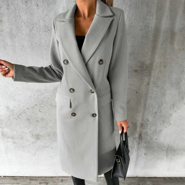 Vianne – Eleganter Trenchcoat aus Wollmischung