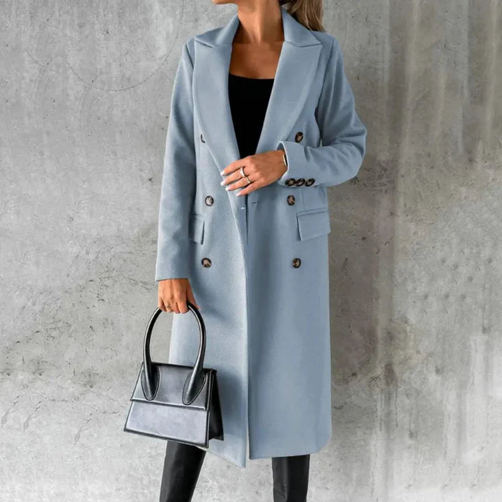 Vianne – Eleganter Trenchcoat aus Wollmischung