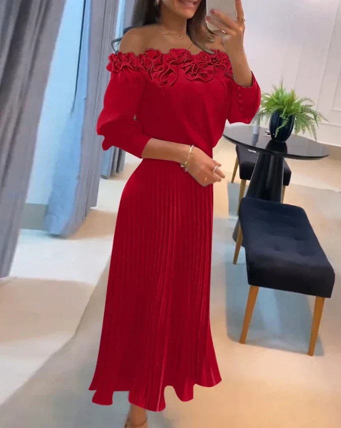 Aria - Stunning Off-Shoulder Maxi Dress