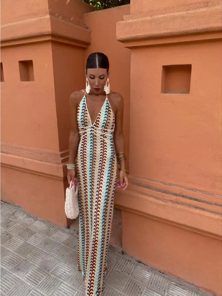 Lisa – Elegantes, modernes langes Kleid