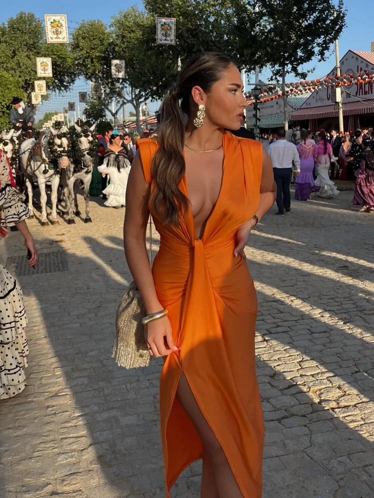 Lily | Elegantes Plisseekleid