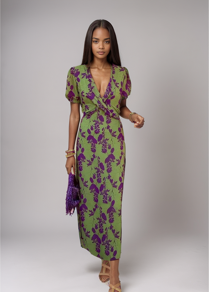 Fiona - Boho-Chic Wrap Dress