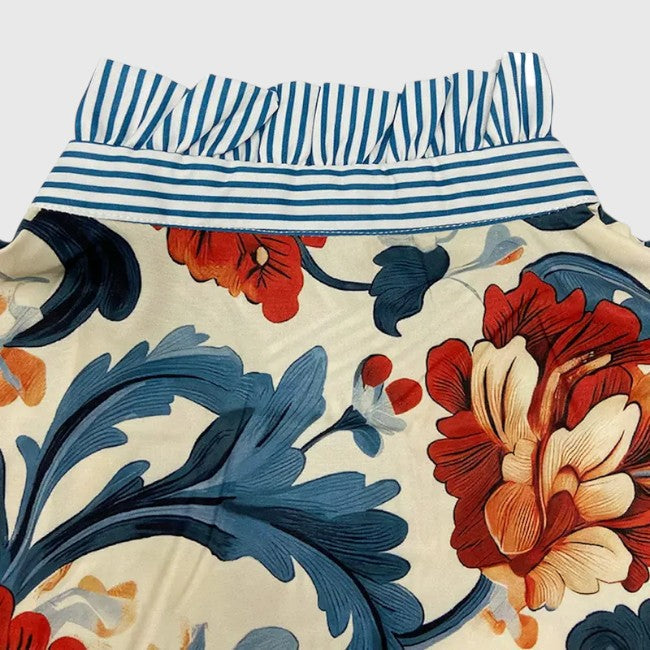 Jena - Bluse im Vintage-Blumenmuster