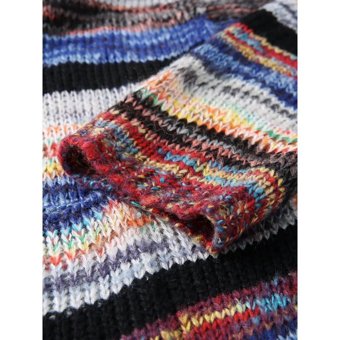 Beth - Vibrant Multicoloured Cardigan