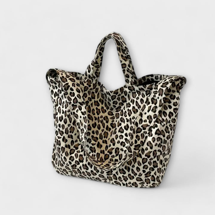 Jade – Stilvolle Tote Bag mit Leopardenmuster