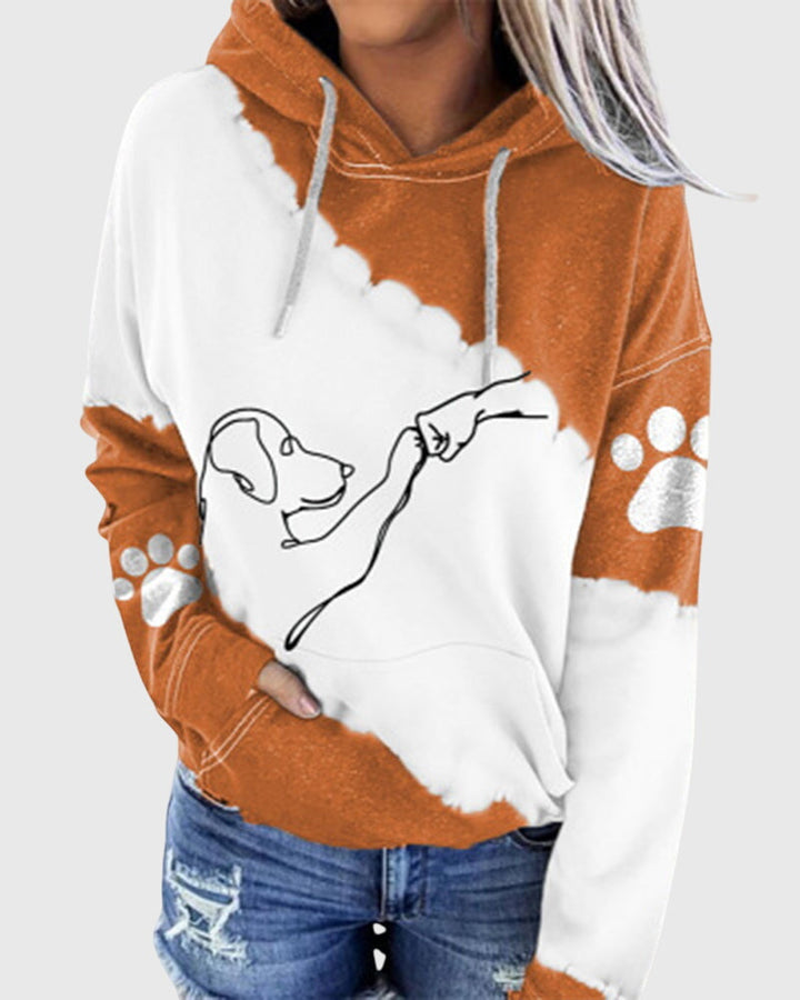 Langarm-Hoodie für Tierliebhaber