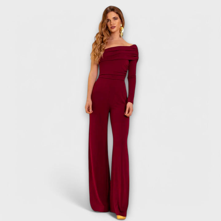 Eleganter One-Shoulder-Jumpsuit