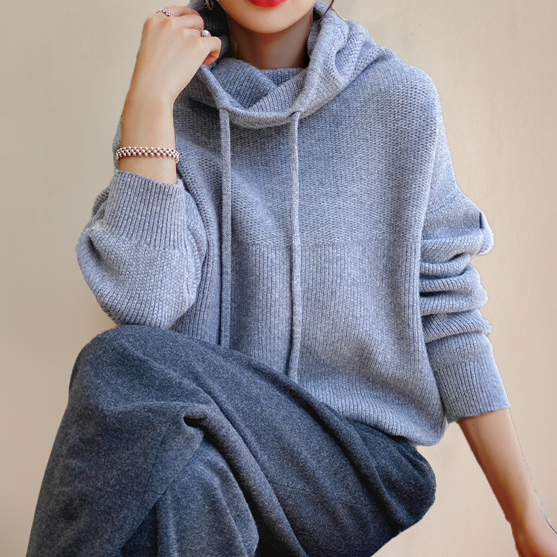 Lia – Eleganter Pullover mit Stehkragen