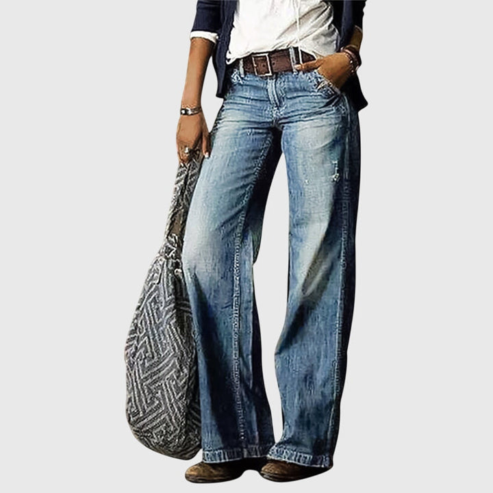 Emily | Vintage-Jeans mit weitem Bein
