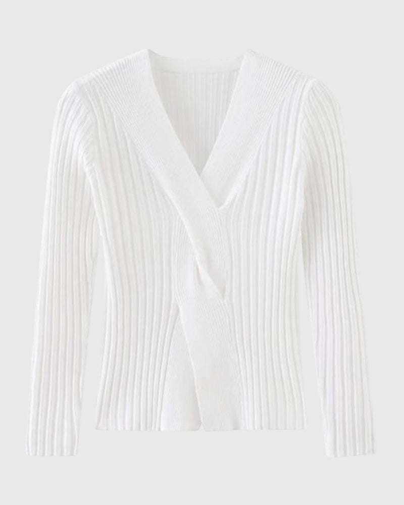 Elegantes Langarm-Top