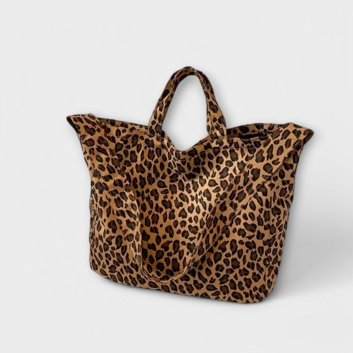 Jade – Stilvolle Tote Bag mit Leopardenmuster