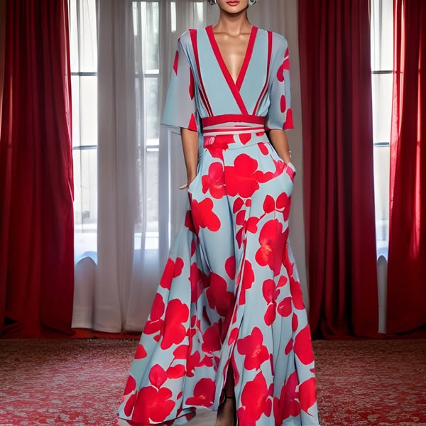 Jamie – Elegantes Kleid mit Blumenmuster